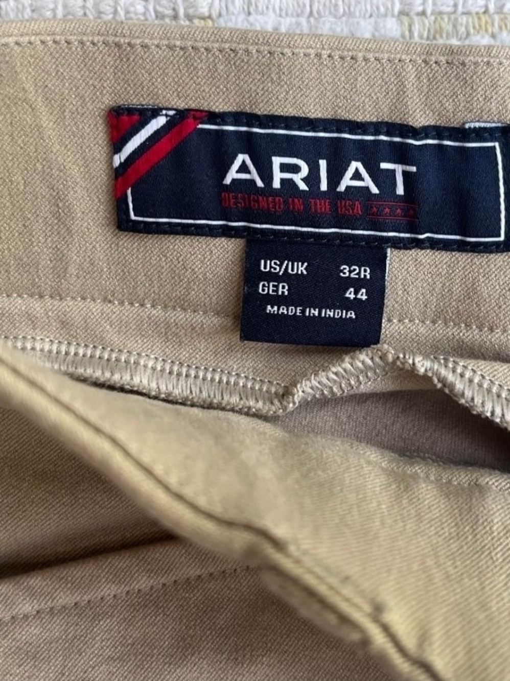 Ariat Beige/Tan Stretch Twill Pants